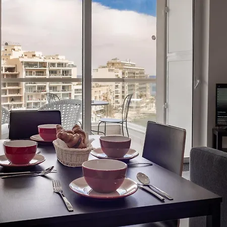 6th Floor Spinola Seaview In St Julians דירה