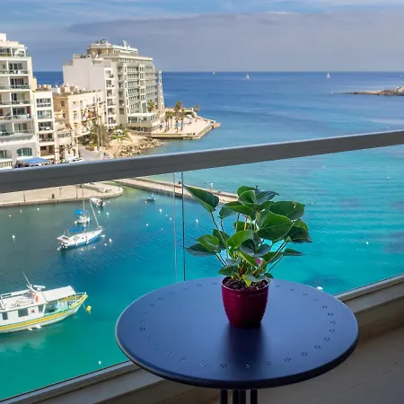 Appartamento 6th Floor Spinola Seaview In St Julians San Giuliano